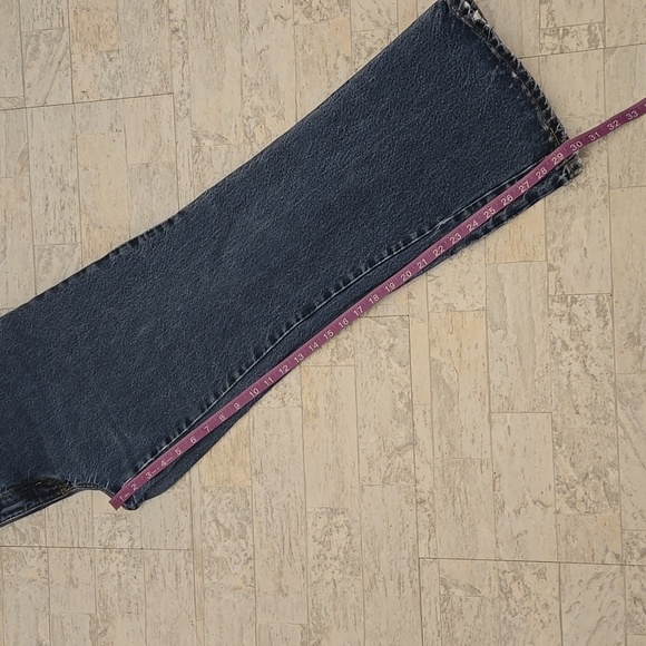 Vintage L.A. Blues 90's Y2K Denim Flare Jeans Size 14 - Picture 8 of 11